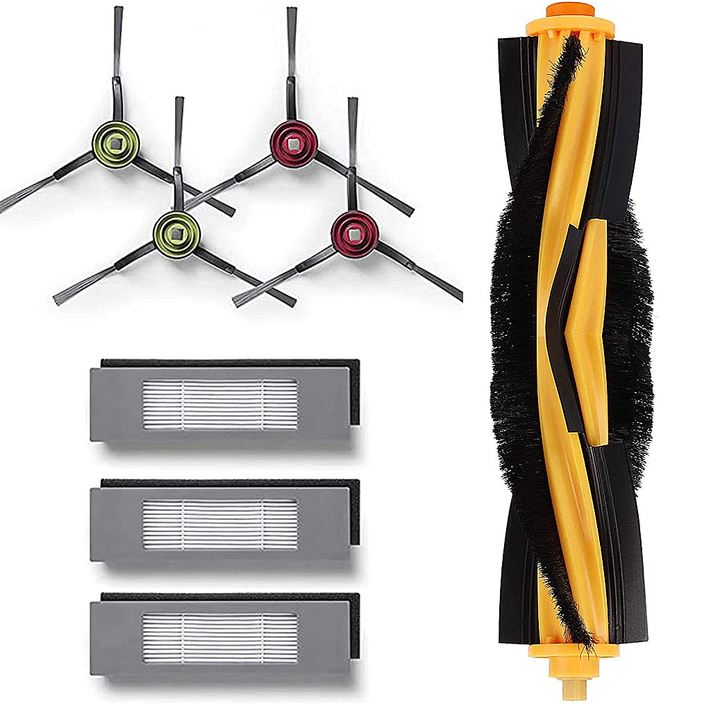 Verilux Replenishment Kit Replacement Parts Compatible with Ecovacs DEEBOT OZMO 920/ ECOVACS DEEBOT OZMO 950 Robotic Vacuum Cleaner Accessory Kit Pack of 1x Main Brush, 3X Filter, 4X Side Brushes. Verilux Replenishment Kit Replacement Parts Compatible with Ecovacs DEEBOT OZMO 920/ ECOVACS DEEBOT OZMO 950 Robotic Vacuum Cleaner Accessory Kit Pack of 1x Main Brush, 3X Filter, 4X Side Brushes.